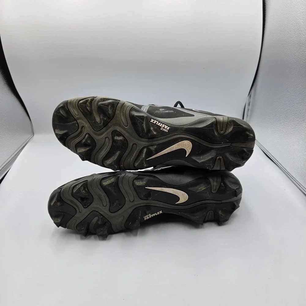 Nike Alpha Menace 3 Shark Black White Football Cleats CV0584 001 Men Size 11